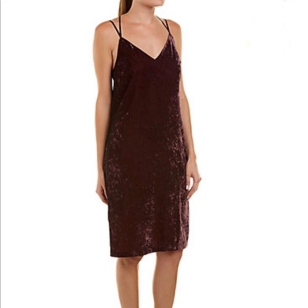 NWT! Splendid Crushed Velvet Cami Slip Dress, M